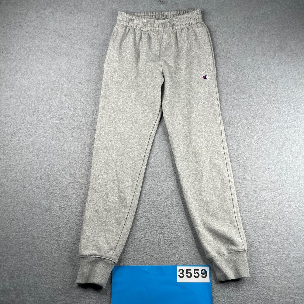 Champion Sweats Pants Mens Medium ray Heather Draw String